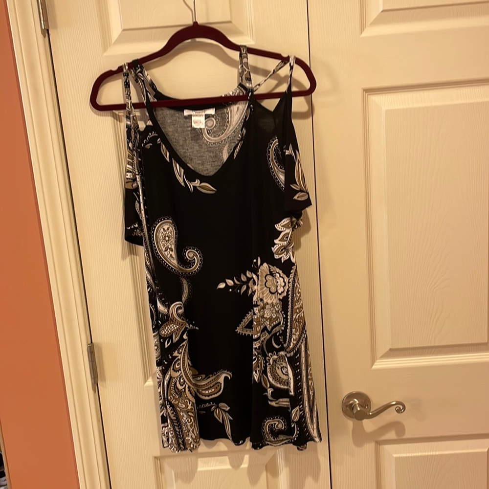 Cold shoulder dress